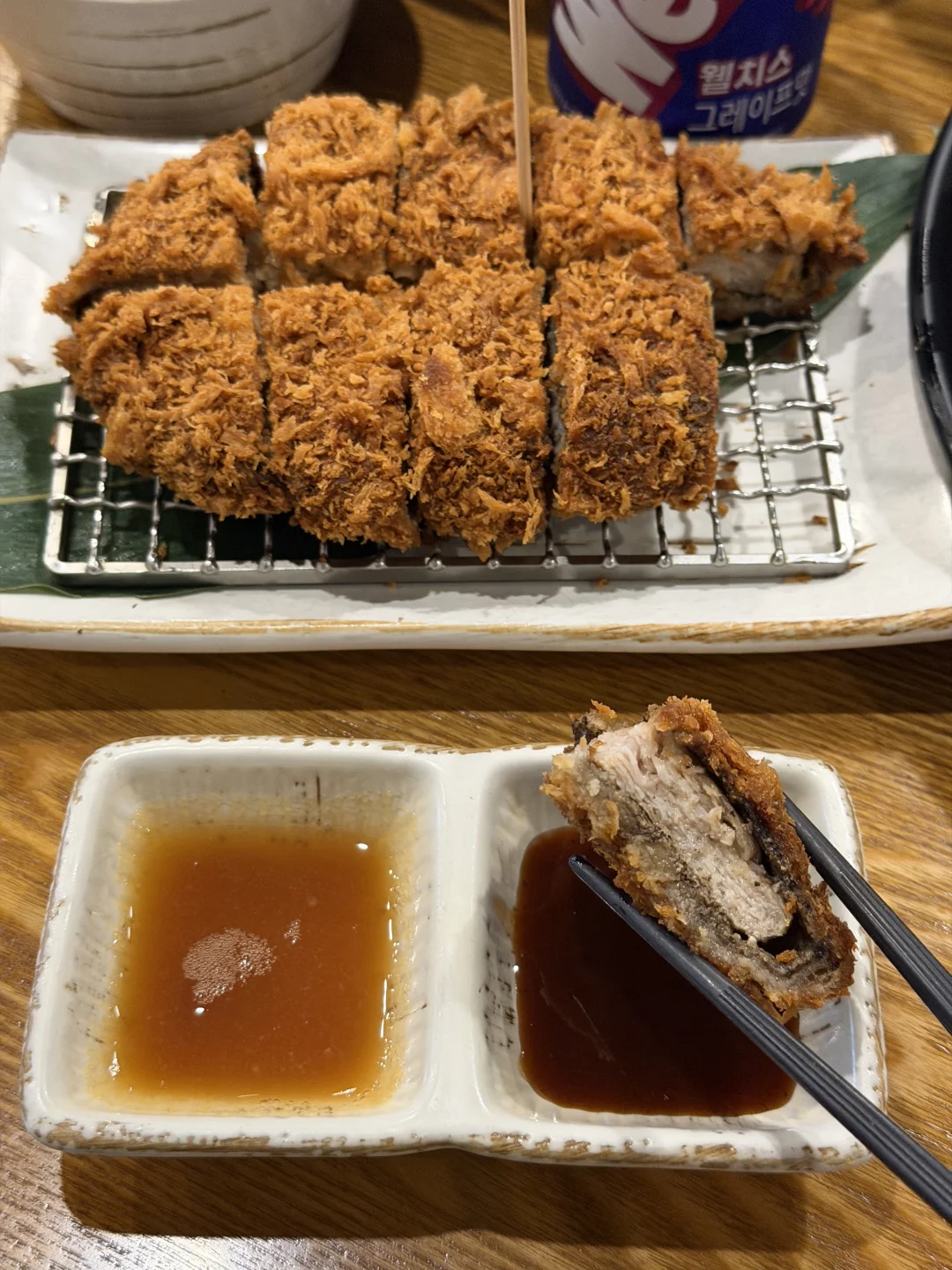 明洞！！夯爆了的炸猪排