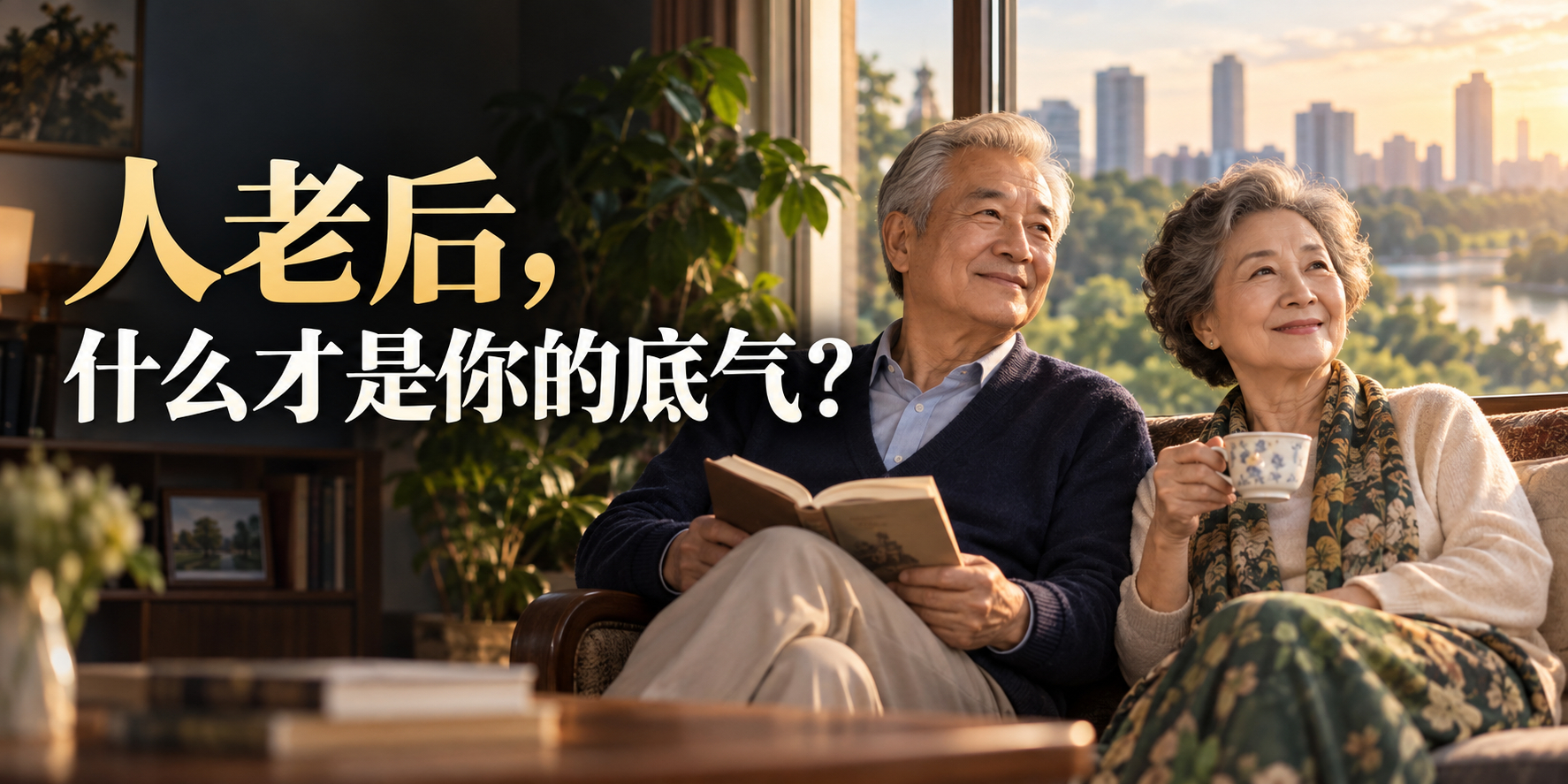 人老后，什么才是你的底气？人老了，真正可怕的，从来不是白头发，也不是脸上的皱纹。