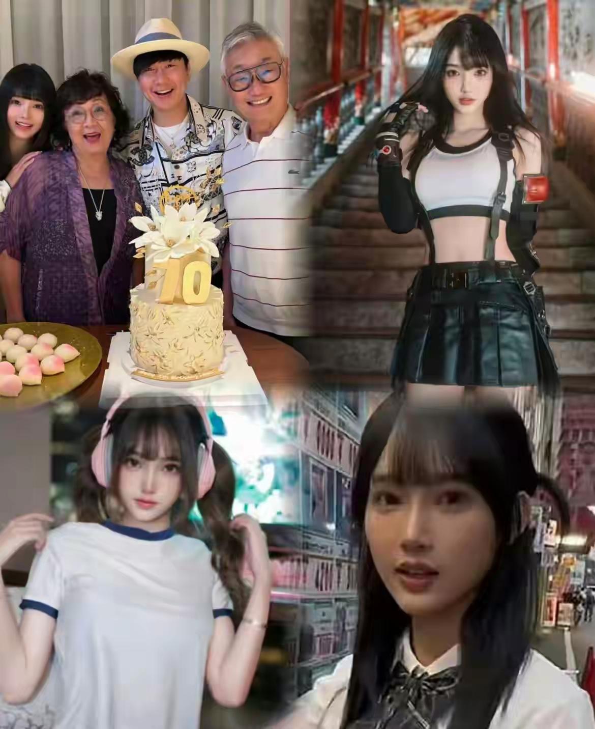 当“千金”变身甜酷少女，林俊杰女朋友的反差人生太吸睛
 
近日，林俊杰家族聚会的