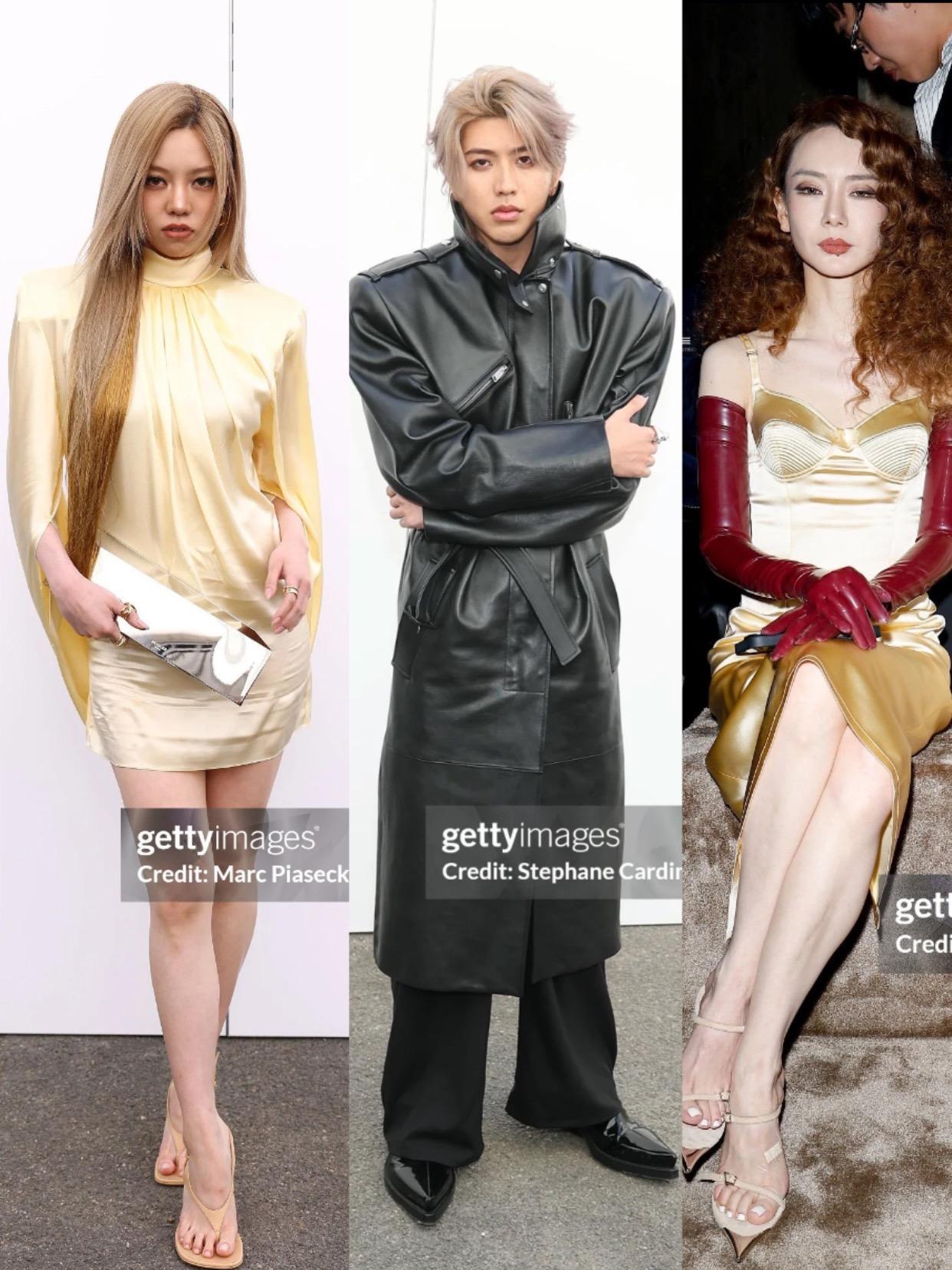 mugler大秀明星生图。mugler大秀明星生图 蔡徐坤 戚薇 bailey