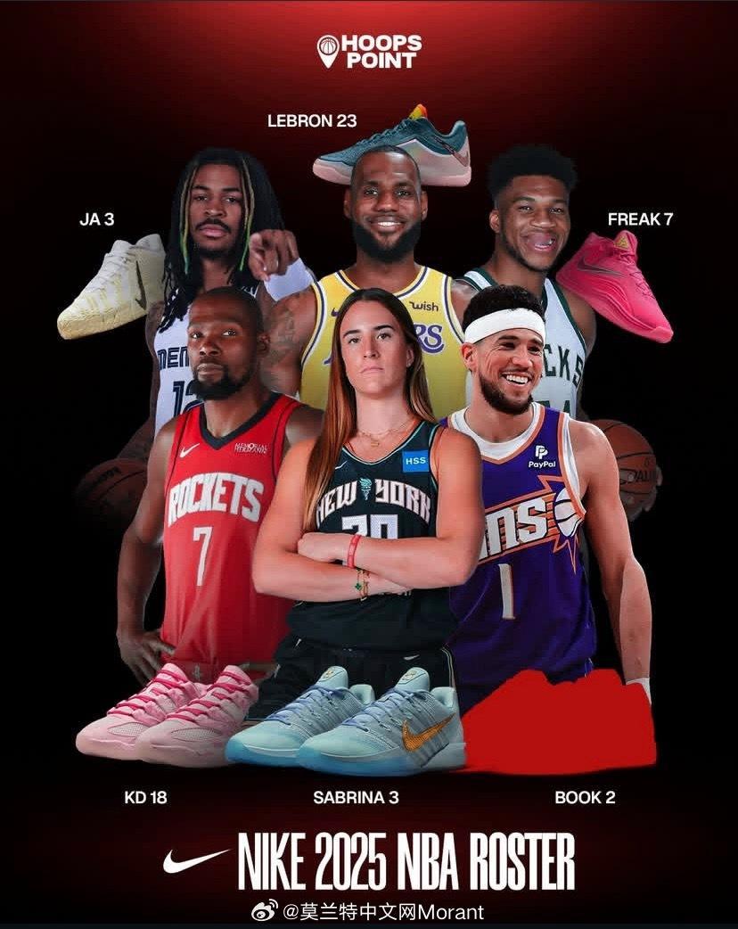 2025Nike球星签名鞋，你更钟爱哪一双？莫兰特三代莫兰特nba ​​​