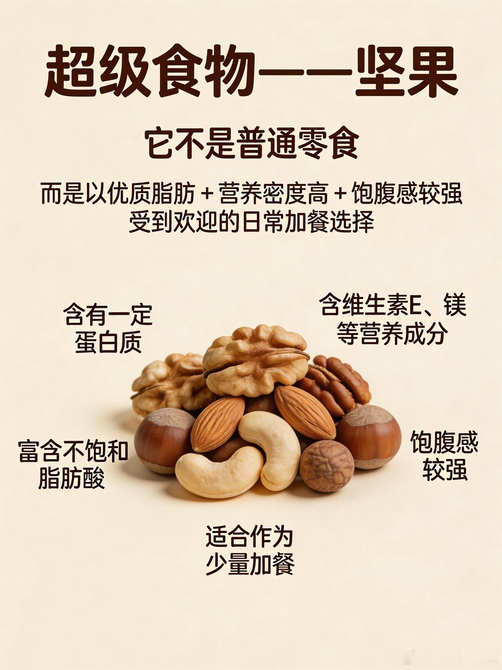 超级食物——坚果｜别再把它当零食了坚果真的是很多人容易忽略的“营养小能手”。别看