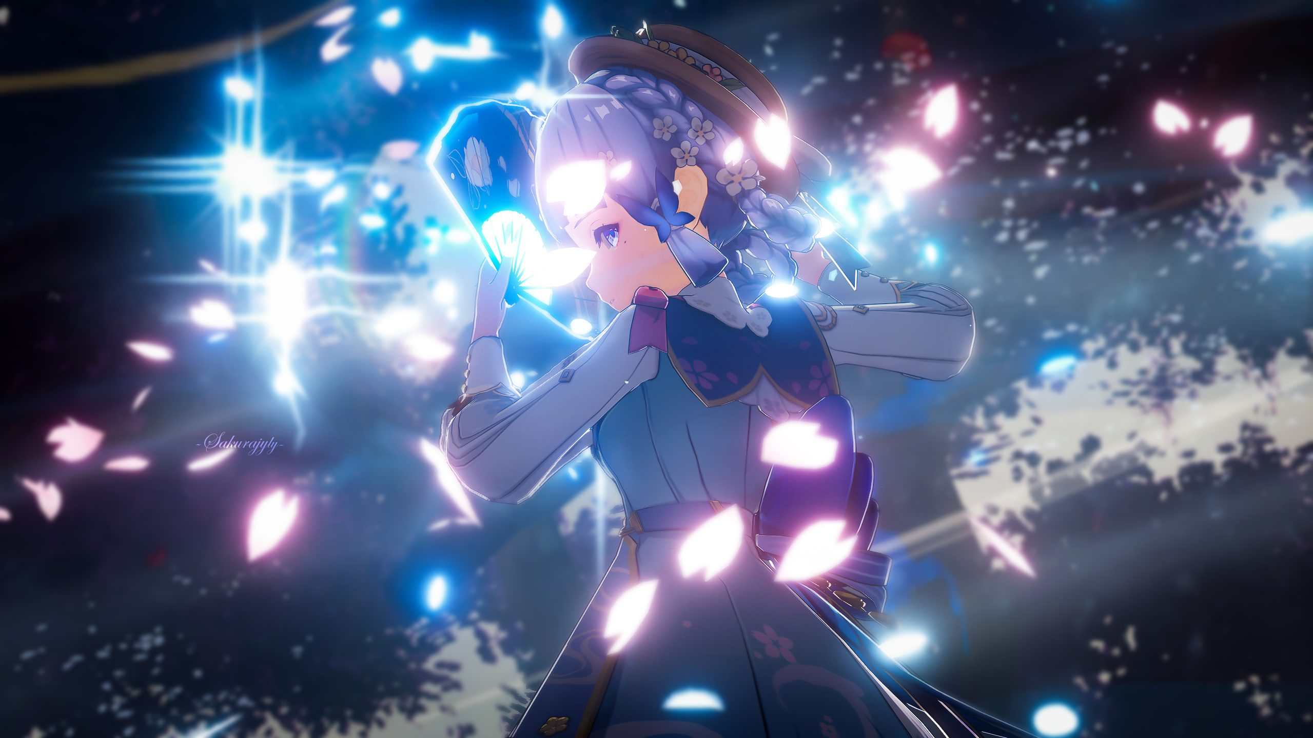 #原神[超话]##原神4.6版本二创##原神4.6# 原神摄影 · 樱吹雪🌸 