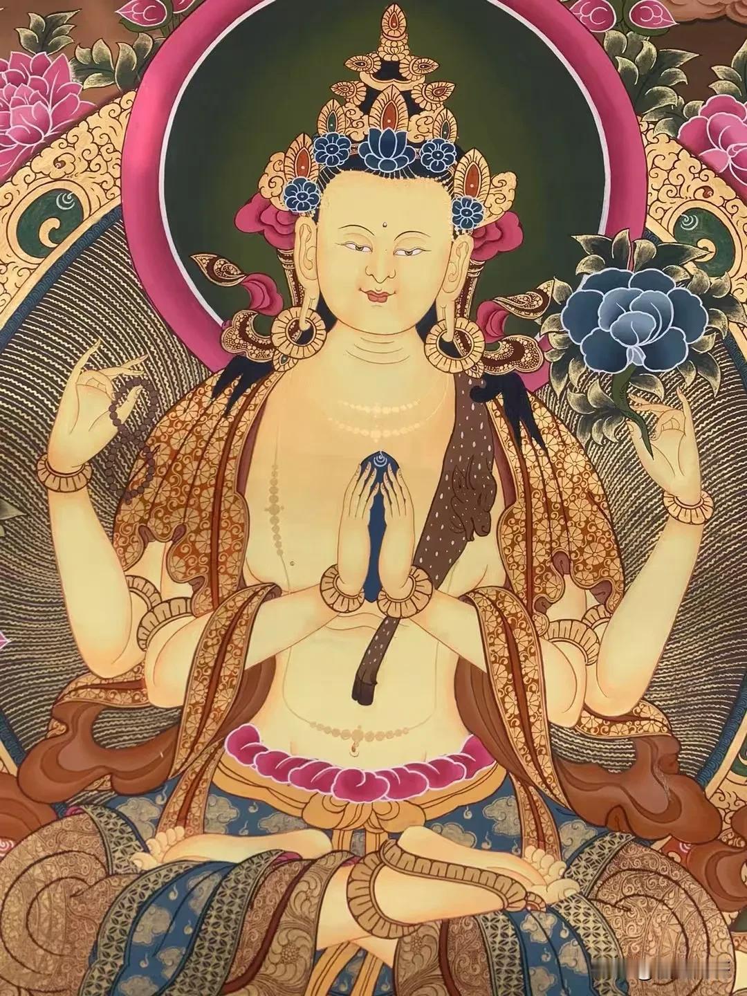 【收藏精品大唐卡】1号
大尺幅111*76CM，画芯尺寸100*64.5CM，收