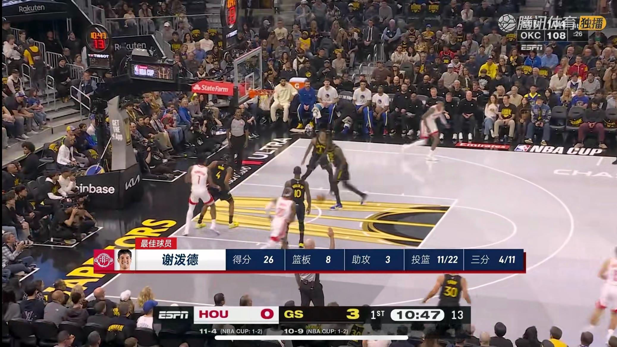 不懂就问之前谢波德啥水平？火箭vs勇士