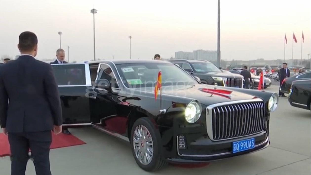 西班牙国王访华新一代红旗L5（国礼）第一次出现在国宾车队中，正式启用 