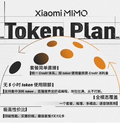 4月3日，小米官宣MiMo大模型首个Token Plan，面向开发者和养虾爱好者