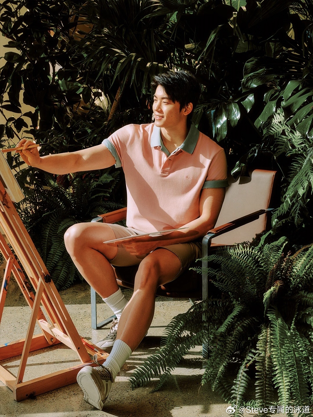 BOSS品牌代言人汪顺 BOSS 2026春夏Polo系列大片BeYourOwn