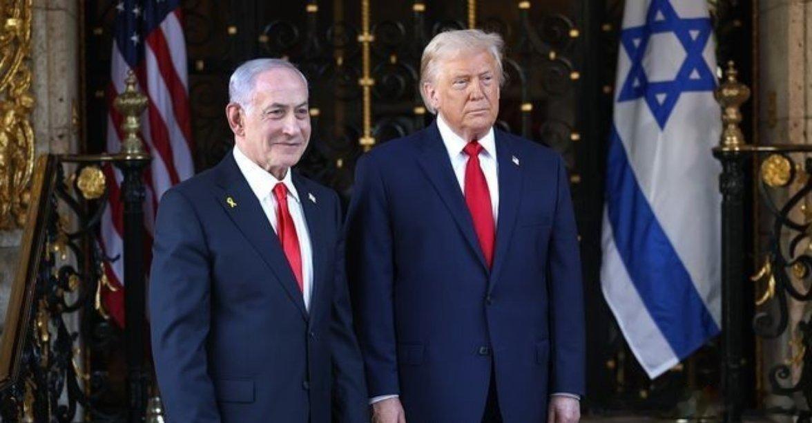 特朗普和内塔尼亚胡在白宫会晤了三个多小时。会后没有举行新闻发布会，这种情况老特这