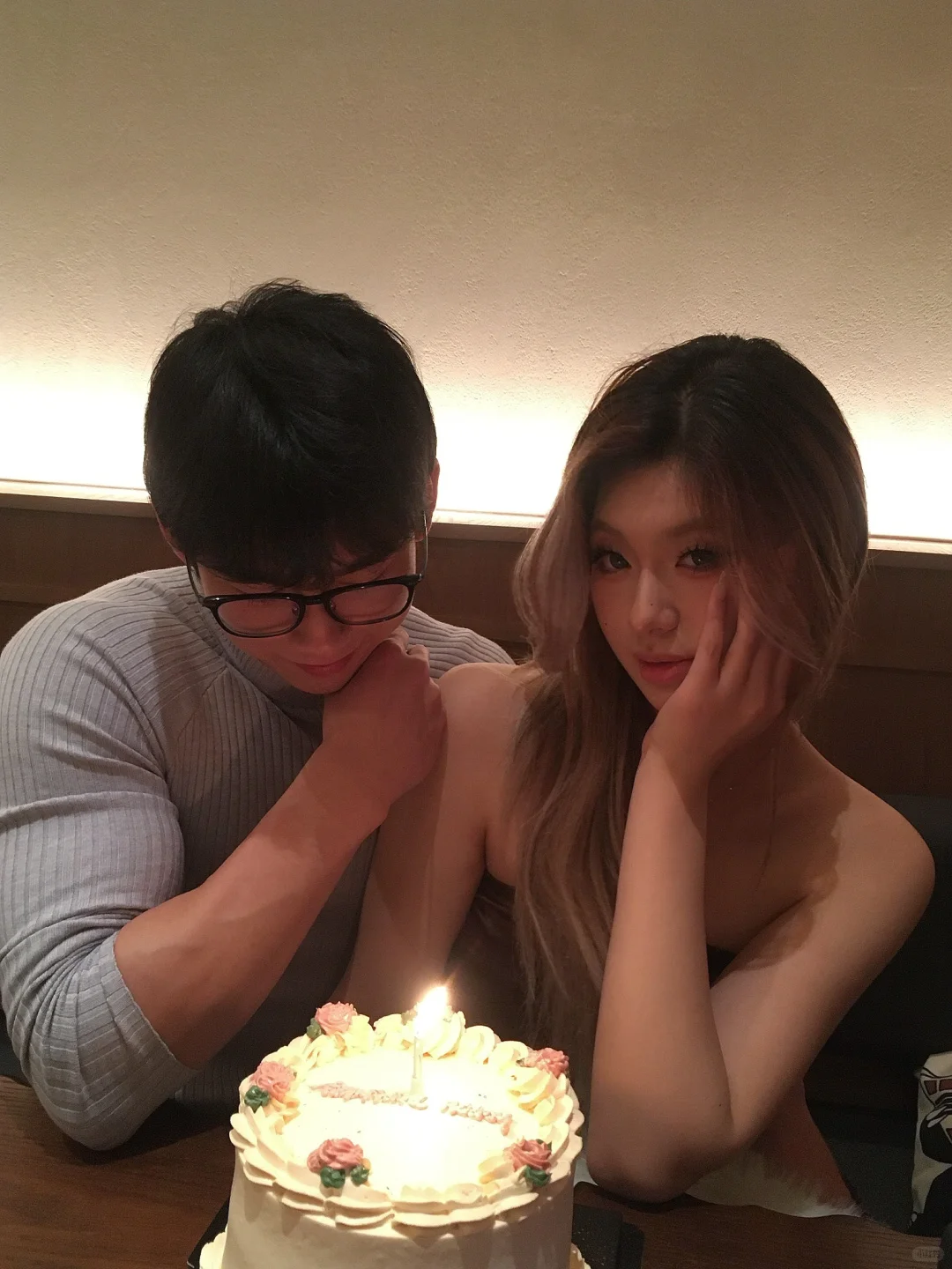 陪她的第一个生日🎂