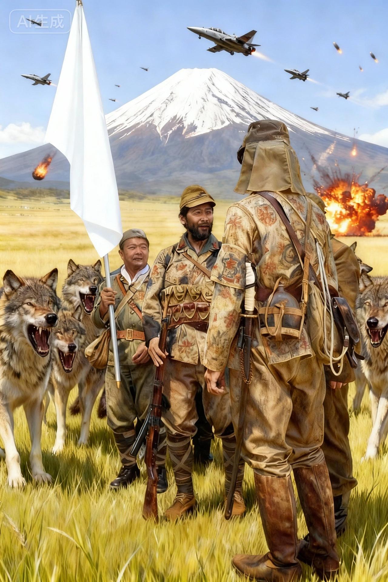 一旦与日本交战目标只有一个.！那就是让日本彻底废除军事武装去军国主义化.！日本在