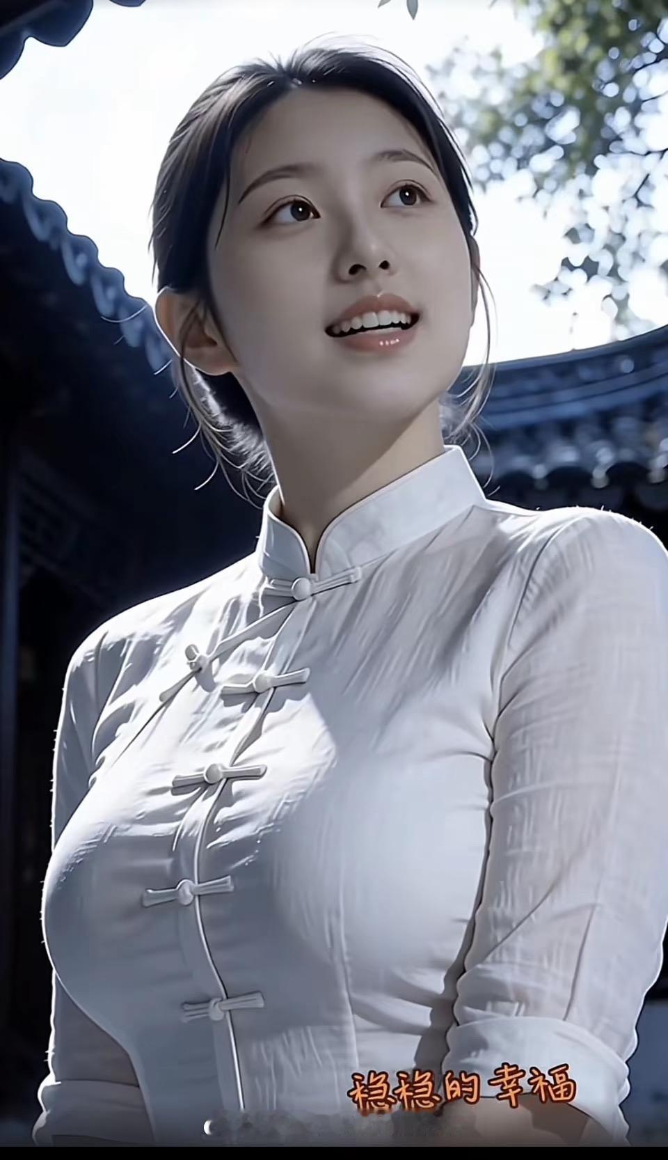 邻家女孩落落大方亭亭玉立，青春亮丽活力四射，含情脉脉人美歌甜。