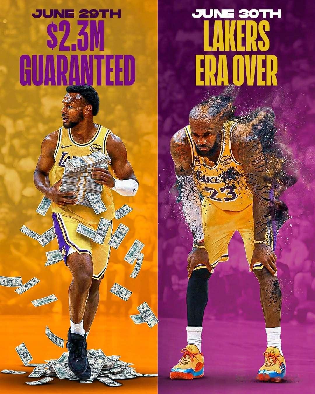 ClutchPoints阴谋论詹姆斯宣布离队的时间选择，他等到布朗尼下赛季合同保