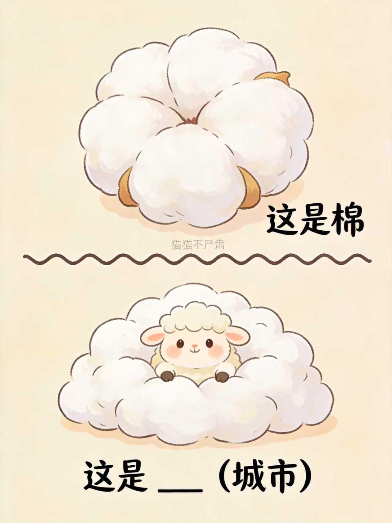 可爱谐音梗✨猜完心情都变好了 
一张图一座城市，全是温柔谐音梗～ 好猜又治愈，