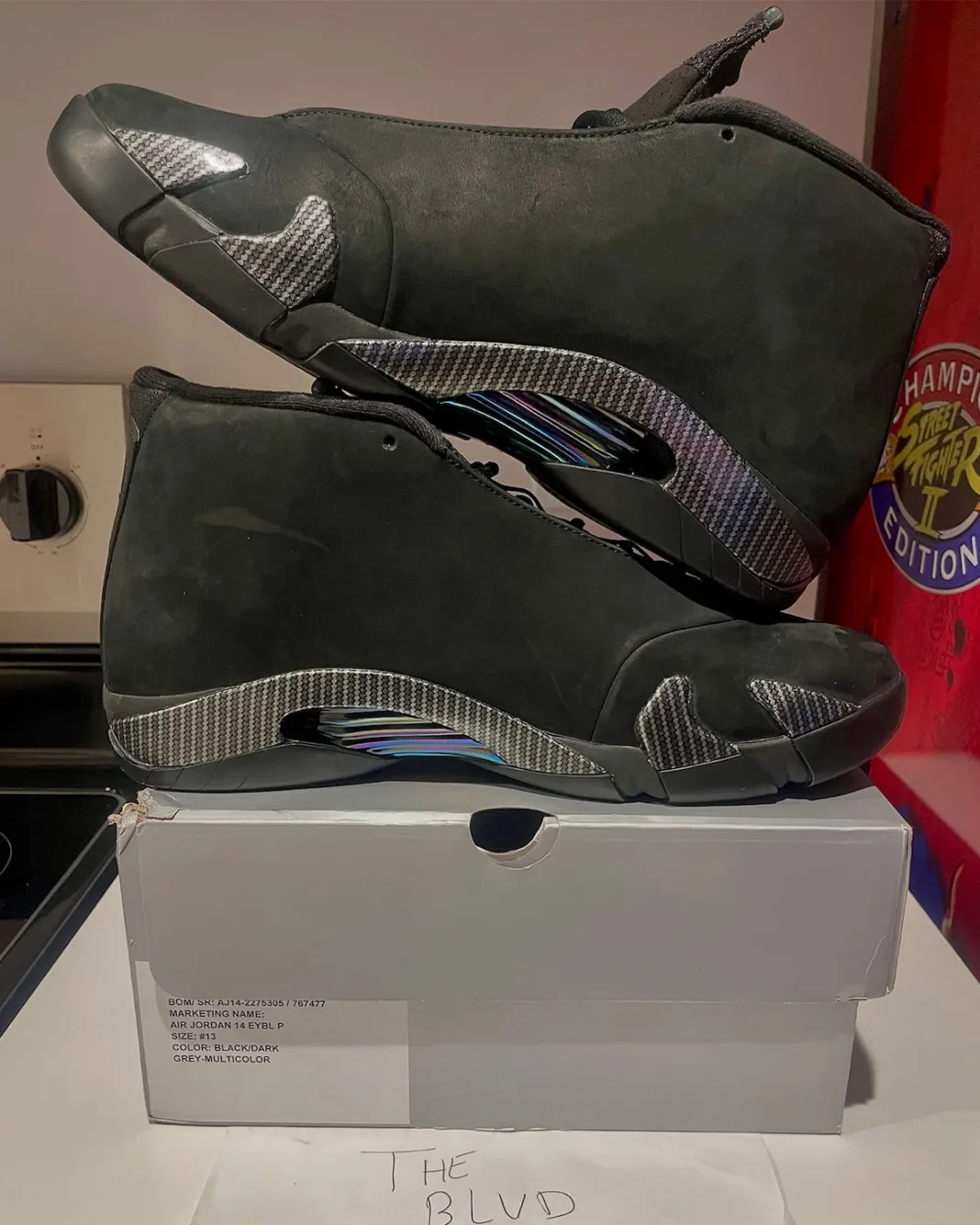 Air Jordan 14 “EYBL” 青年精英赛配色 鞋标写着 2027年 