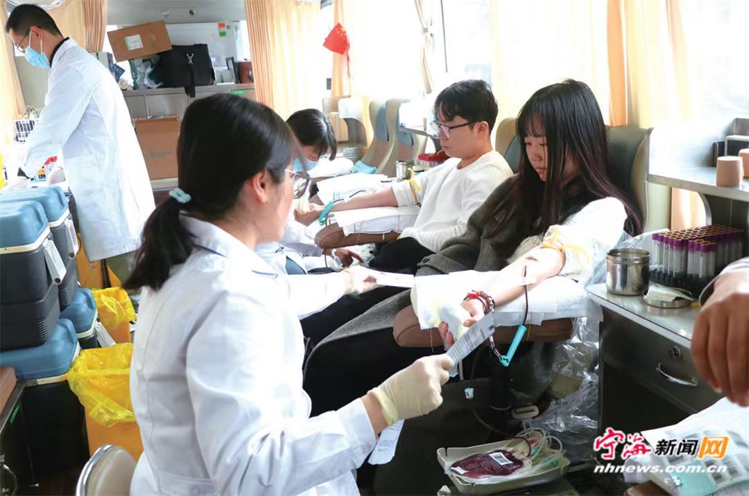 宁波宁海热血暖春为生命接力 近日，宁海胡陈乡开展以