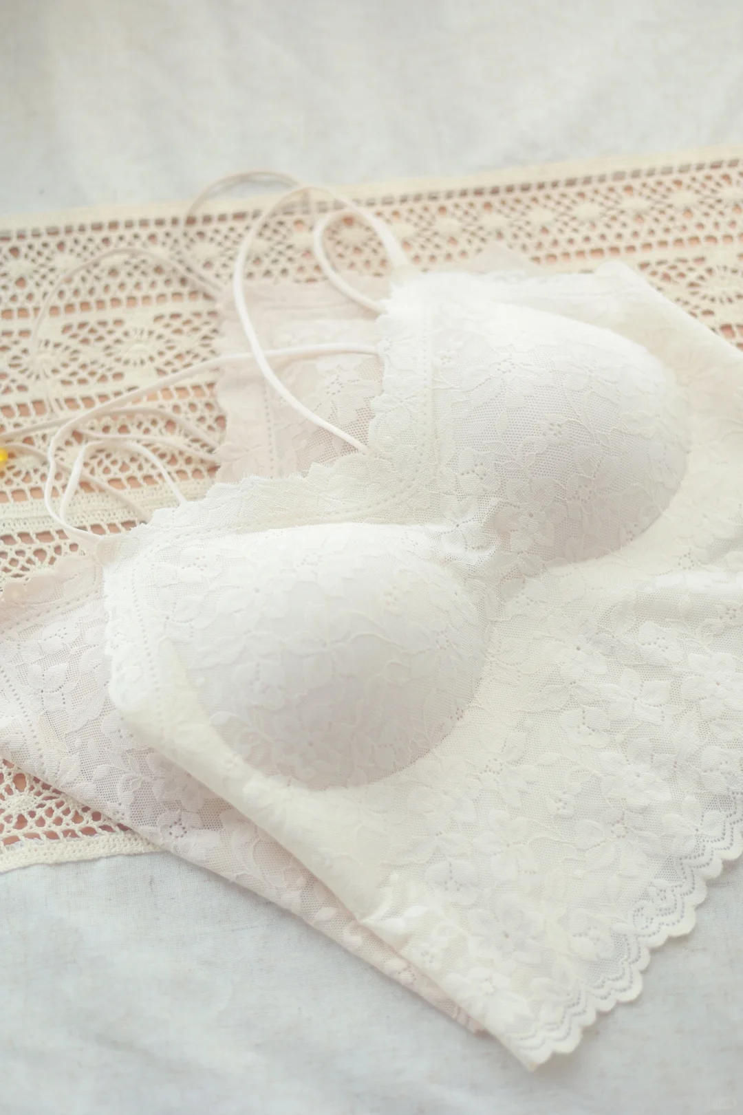 软软糯糯的蕾丝美背｜无痕内衣