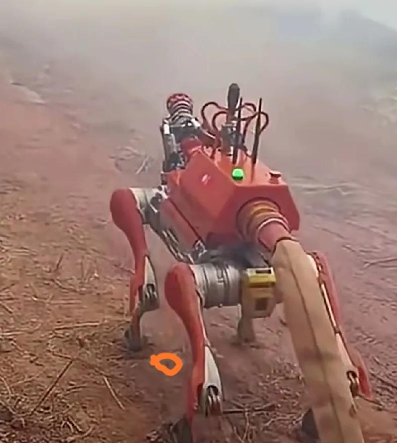 消防员冲进火场，机器人替他们先踏进去了。
高压线上飞的不是鸟，是巡检机器人，误差