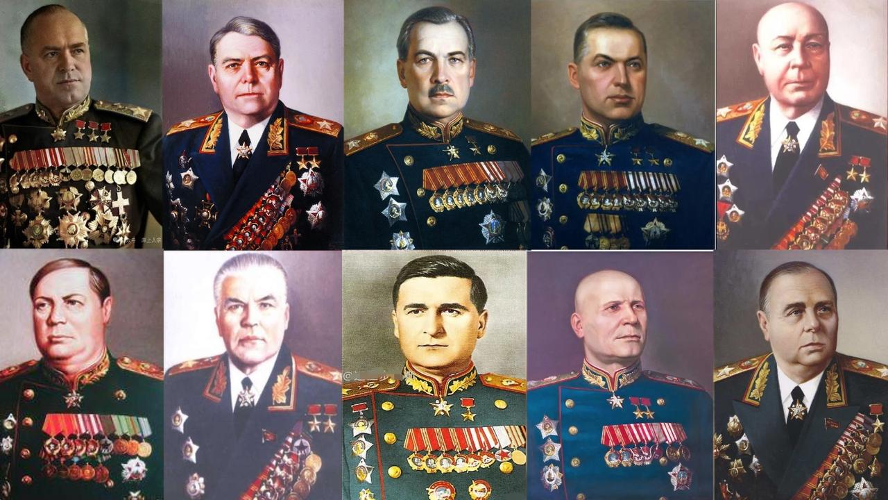 苏联十大元帅都有谁？你认为谁最厉害？

第一位：朱可夫
苏联卫国战争中最杰出的将