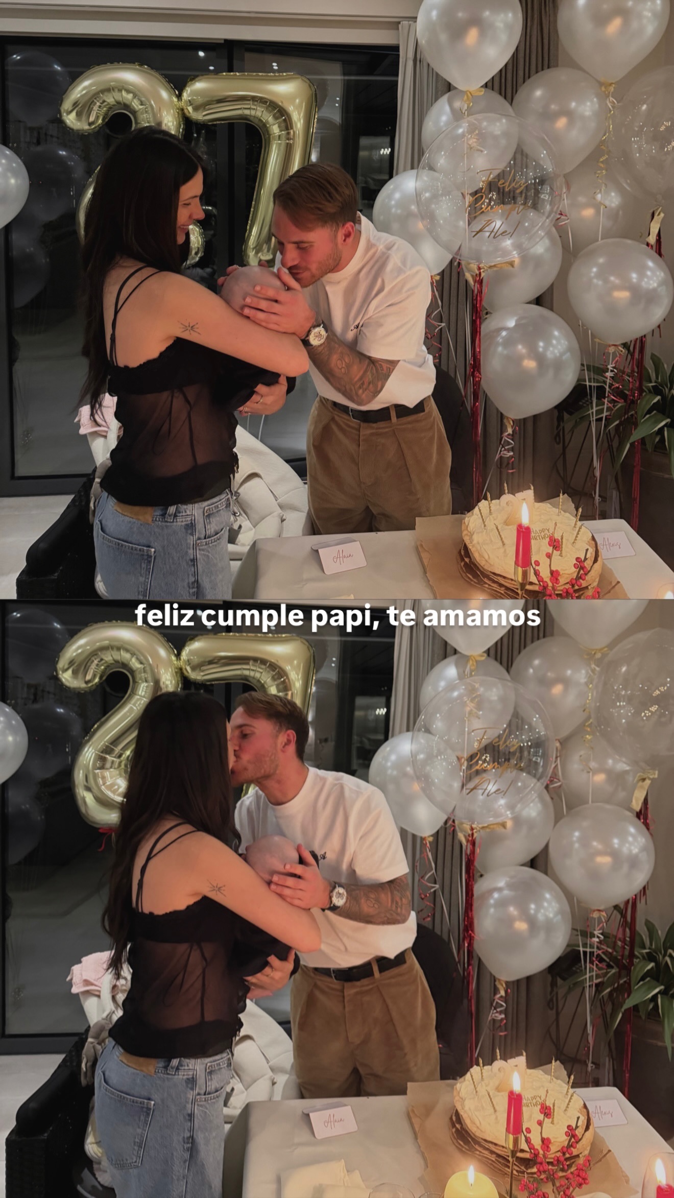 麦卡利斯特ins晒图庆祝27岁生日阿根廷球迷俱乐部