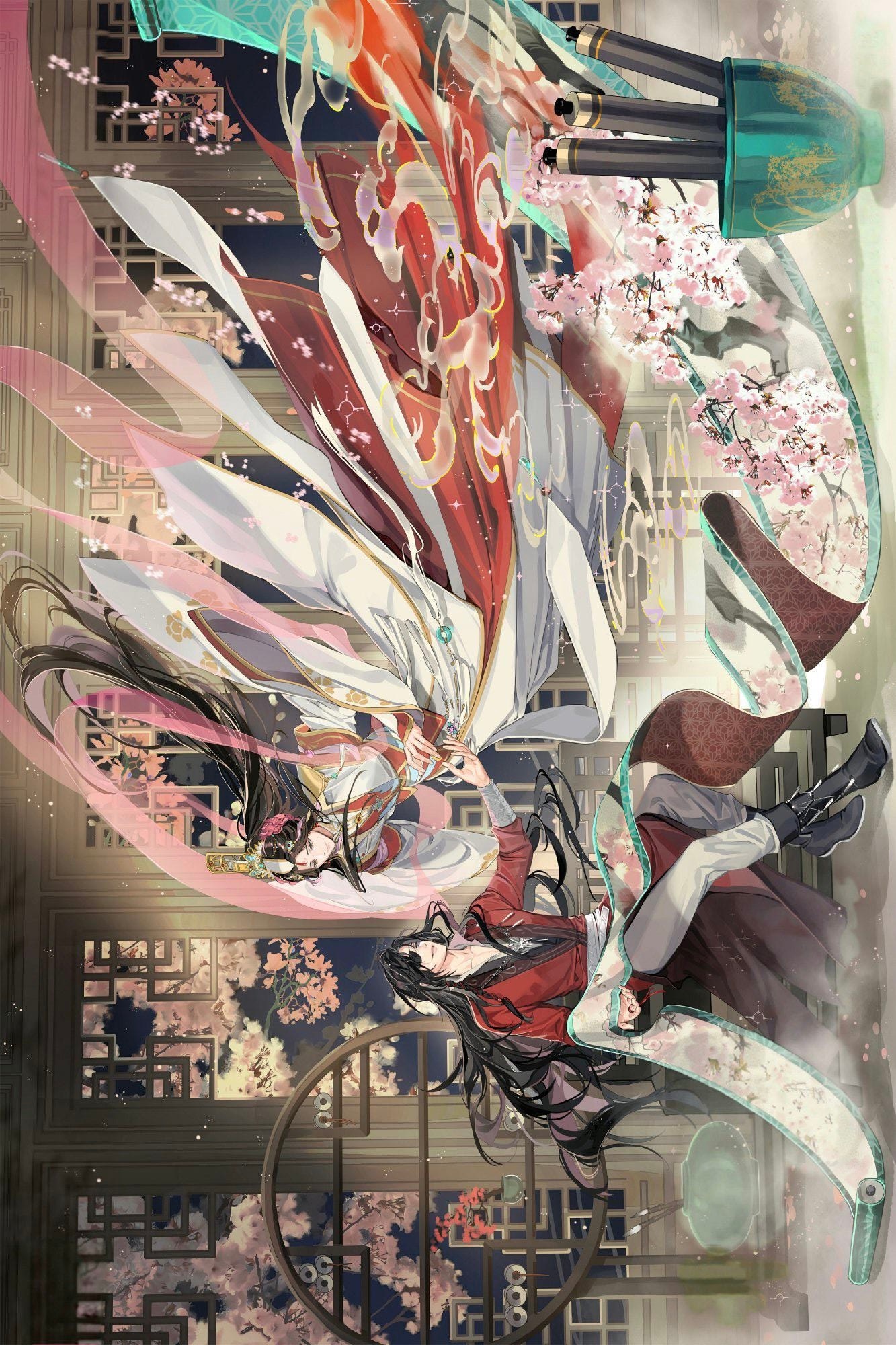 一室花事，一眼相逢🌸春风入轩，幸得相见🍃天官赐福丨花城✖️谢怜丨花怜 ​​​