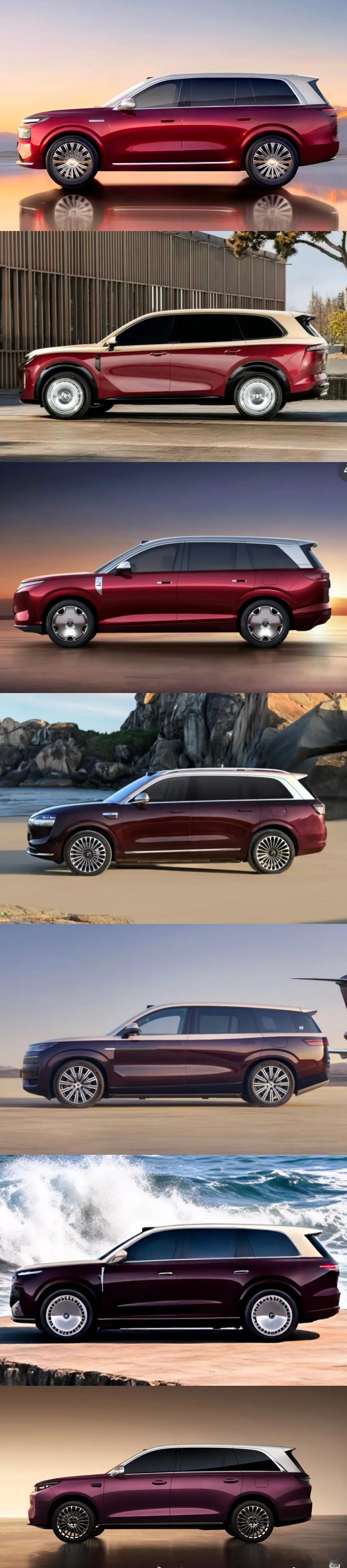 9系大三排旗舰SUV。从卷尺寸、卷配置、卷功能，再到现在卷双拼色……真的，现在把