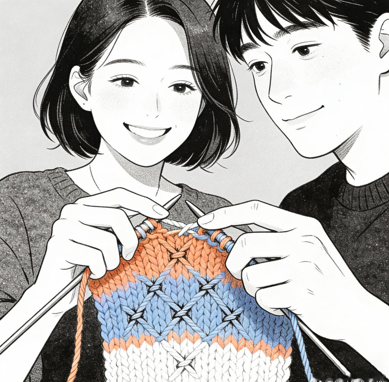 人与人的关系如同织毛衣，
建立时千针万线，细密绵长；
拆除时却只需轻轻一扯，瞬间