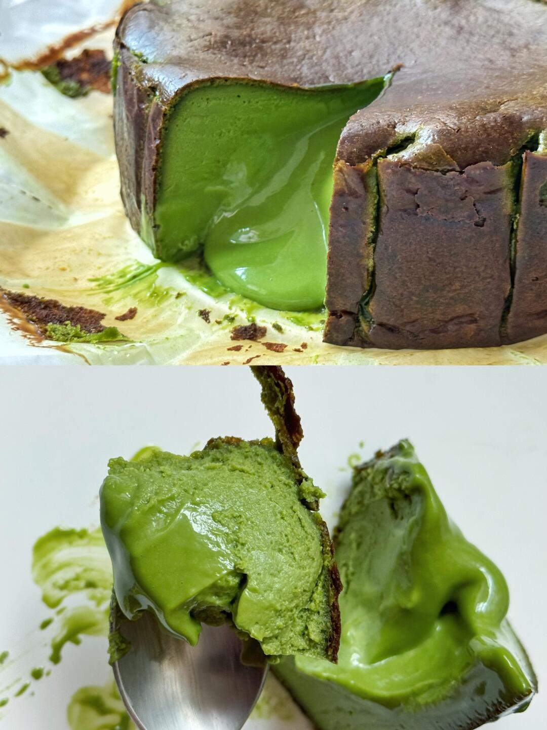 日本名师配方🌿抹茶流心巴斯克巨好吃‼️