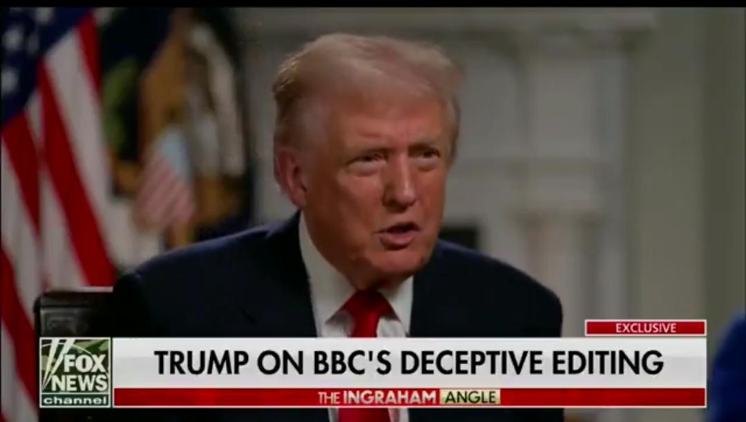 川普确认他将起诉英国广播公司（BBC），索赔 10亿美元，原因是BBC在报道中“