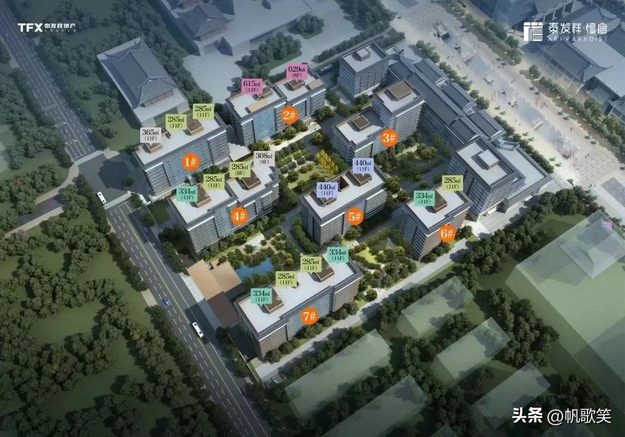 日前，西安住建局公示了曲江新区大唐不夜城板块“泰发祥檀府项目”新一批房源的价格，