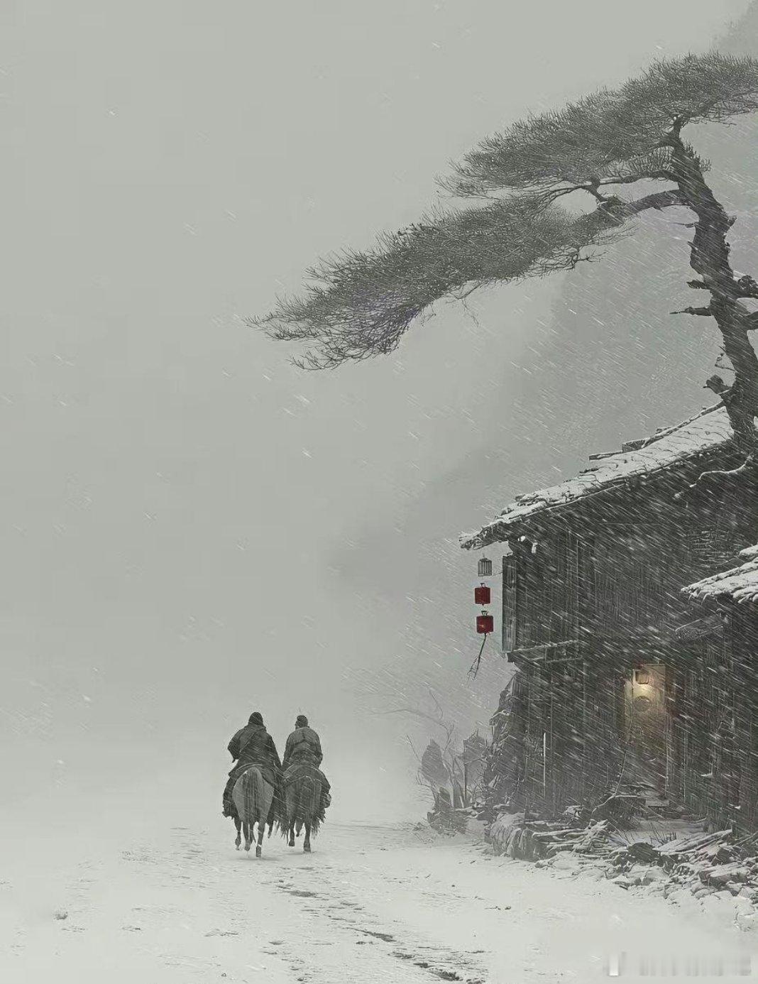 风雪山神庙 