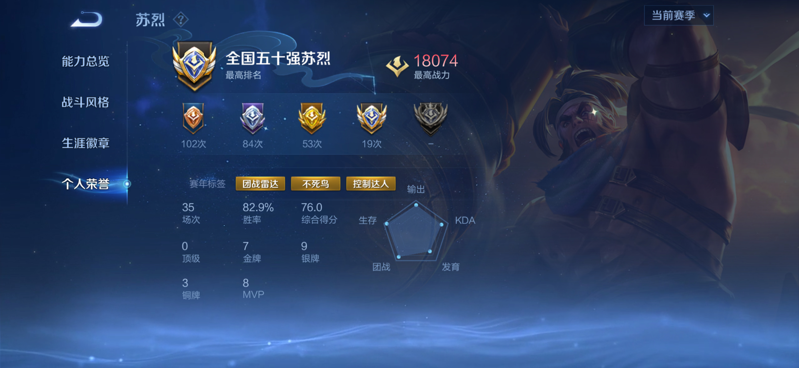 你走过的路,每一步都算数 【7.23晚间无畏巅峰赛】第一把 张飞 跪 2154分