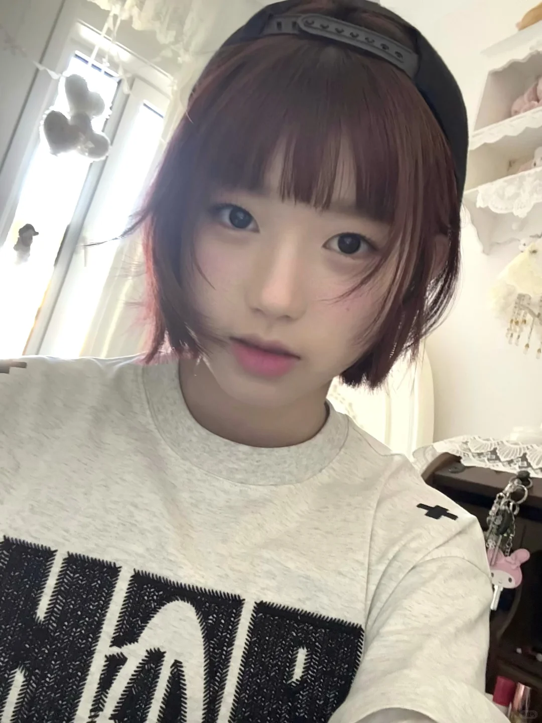 反戴帽有点帅