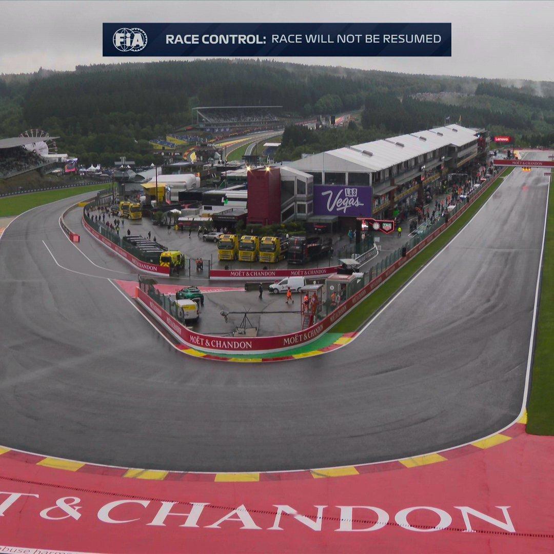 F3正赛因为大雨取消f12025f1比利时大奖赛 ​​​
