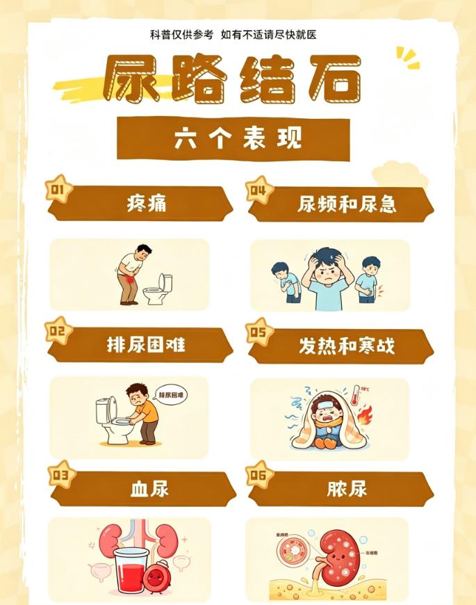 腰痛、血尿要当心！尿路结石的 6 个典型表现