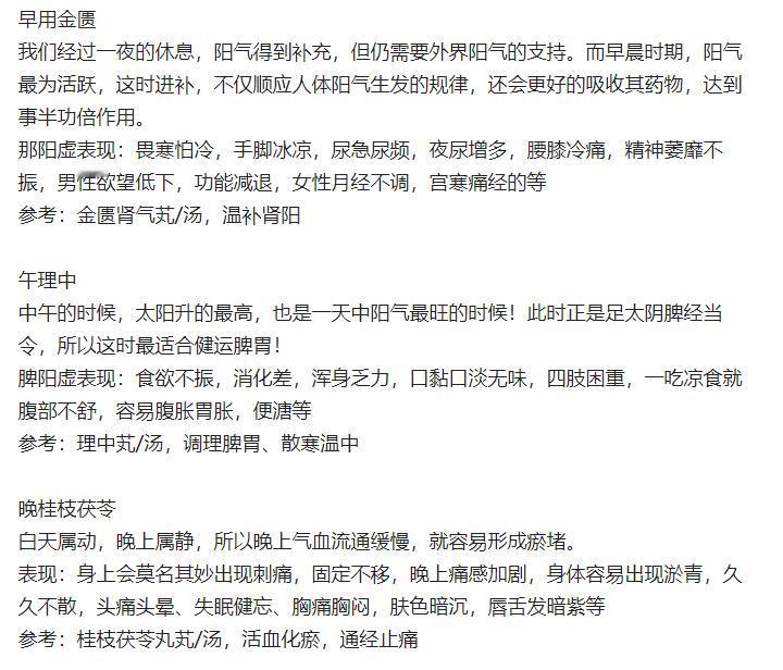 中医早金匮，午附子理中，晚上桂枝茯苓的补阳养生知道，你一定要知道，学会不仅补阳养