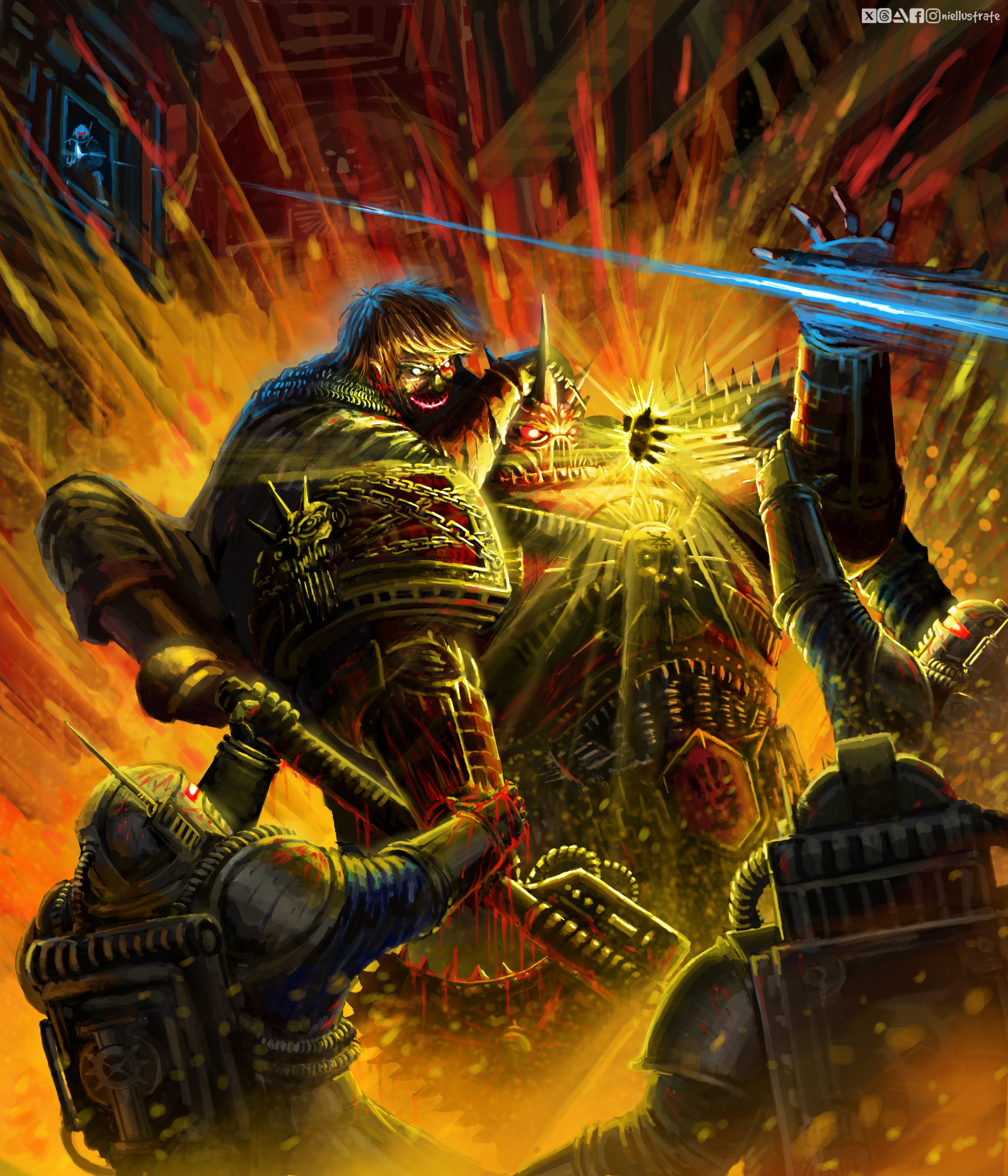 战锤40k 深仇大恨by niellustrate 
