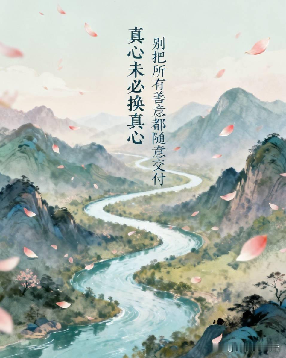 人到中年方才醒悟，真心未必能换来对等的真心！
不少人从前总以为，只要毫无保留地掏