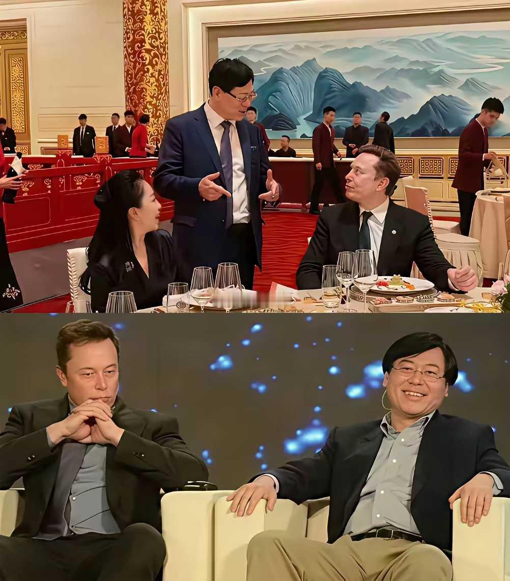 马斯克又输了！因为这一次，马斯克又看了他一眼！

我们都记得当年马斯克和杨总同台