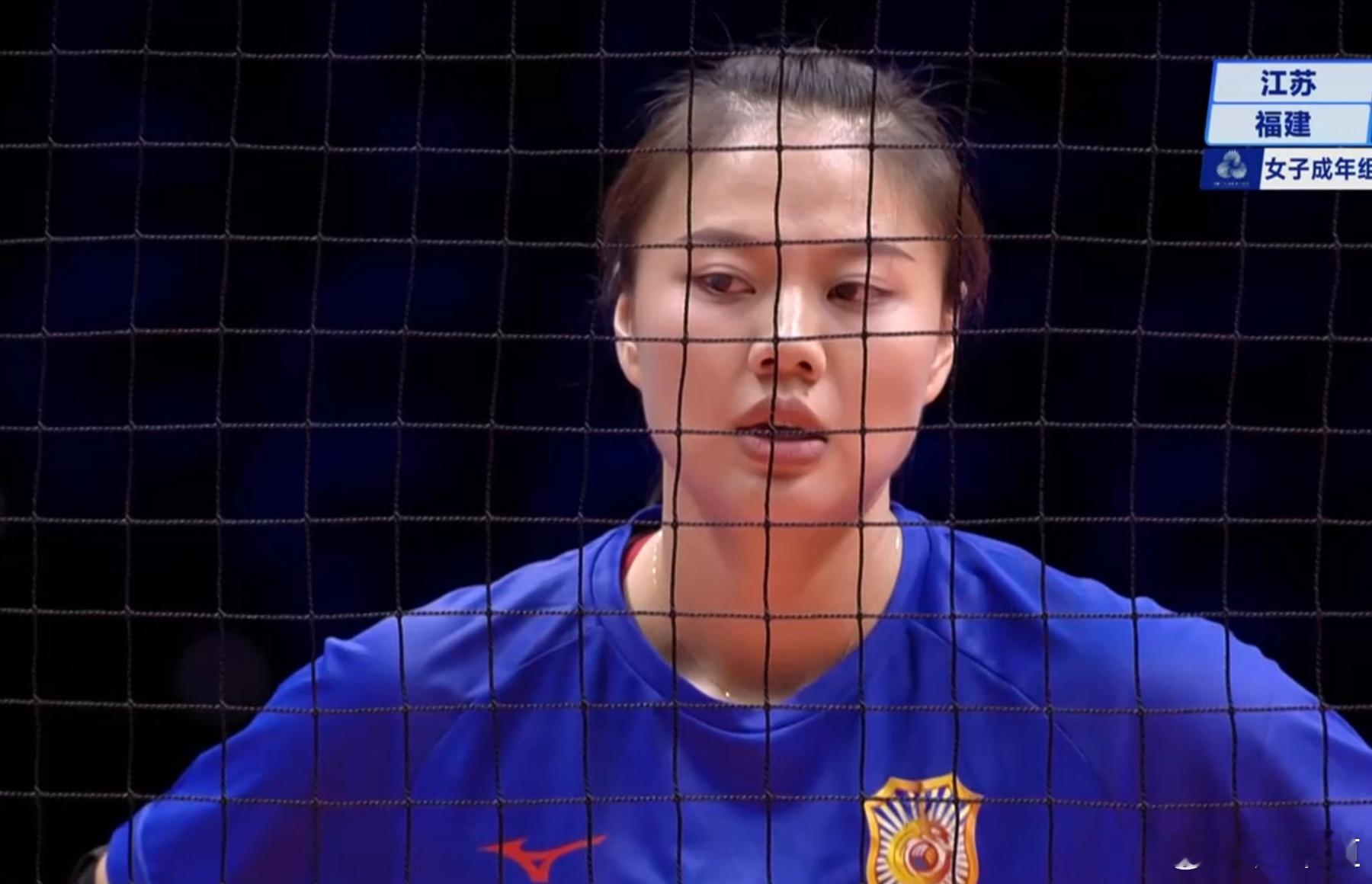 第一局：江苏队25-14福建队，这分差有点大