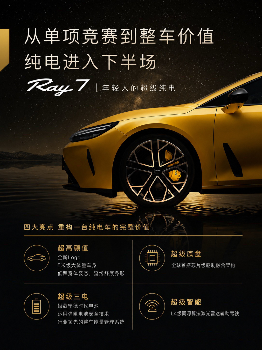 在迈入第十年这一刻！埃安做了一个决定，在卷参数，卷性能，谁落后谁就得挨打的新能源