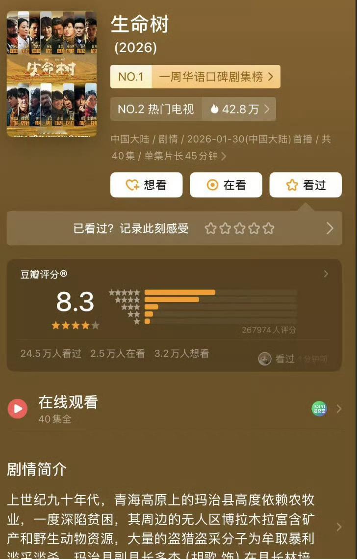 生命树从8.1涨到8.3了，自娱自乐吧直接涨到11分算了 