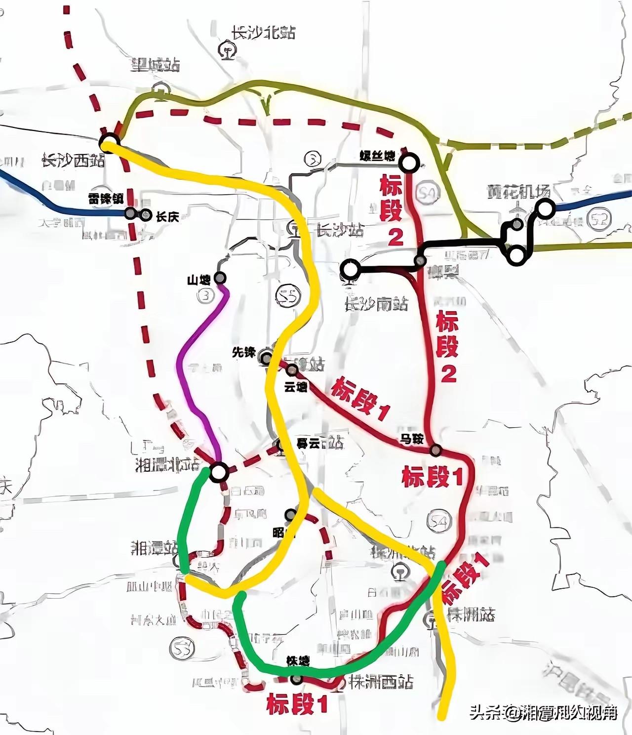 长株潭城际铁路还是太保守了，应该发力完善现有的城际铁路功能，并且延长到株洲湘潭市