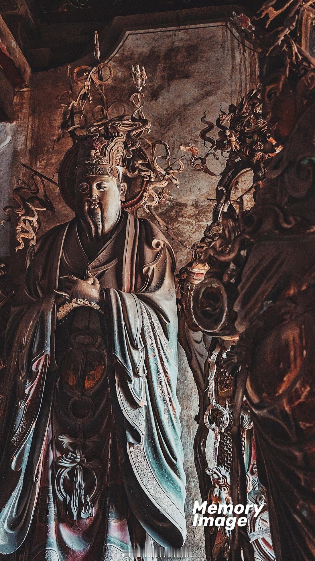 这本是山西最难见到的国宝，因为黑神话·悟空，它居然免费开放了……​打卡明塑绝冠｜