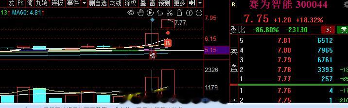 十来个点的利润了，不涨停2板不晋级不行呀，首板的创业板很多20cm，市场创业板这