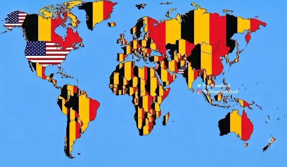 笑死我了！美国乡毋宁好一个失道寡助！比利时可以啊！又抗日又抗美