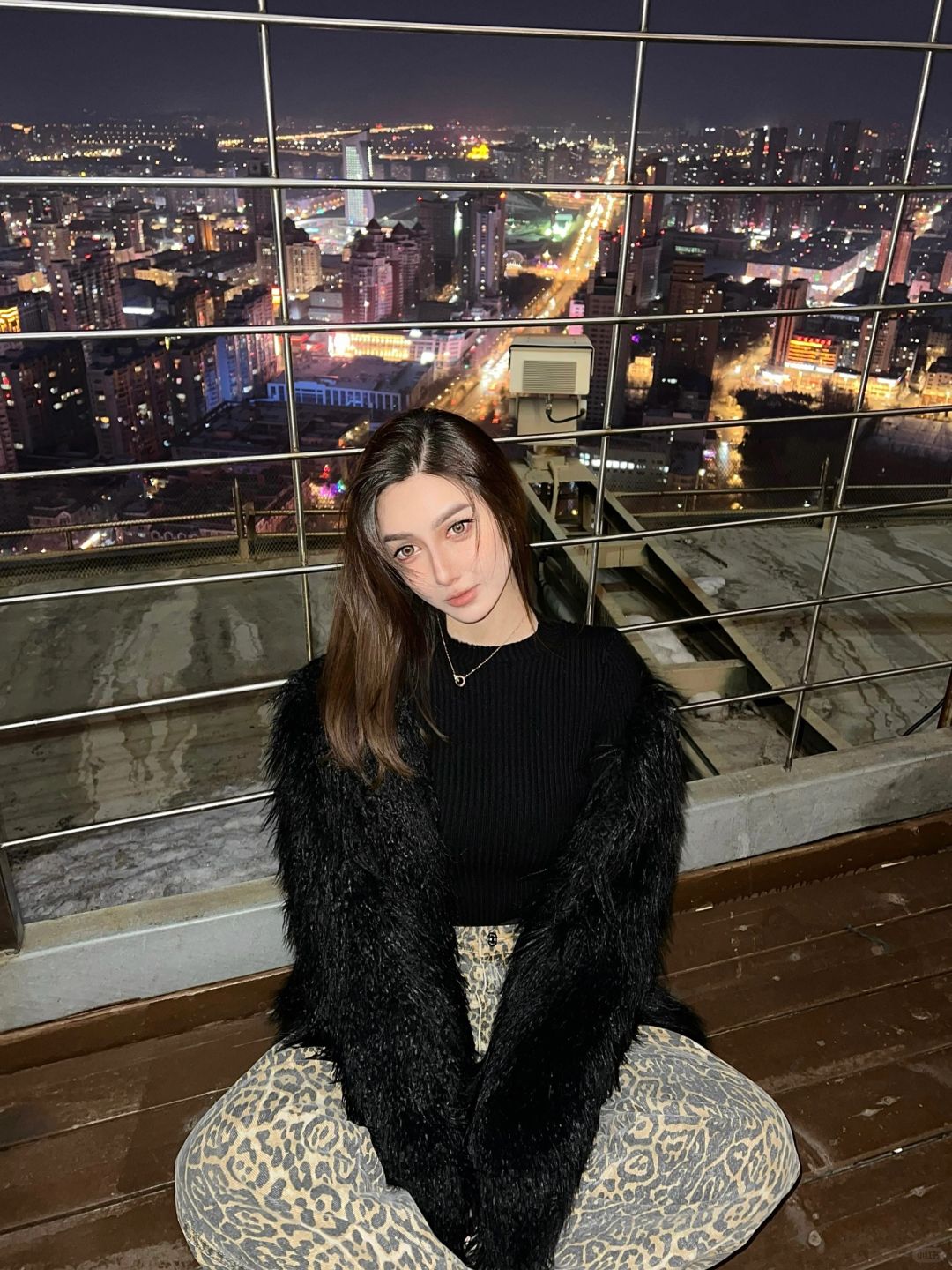 错过了夕阳 夜景也不错🌃