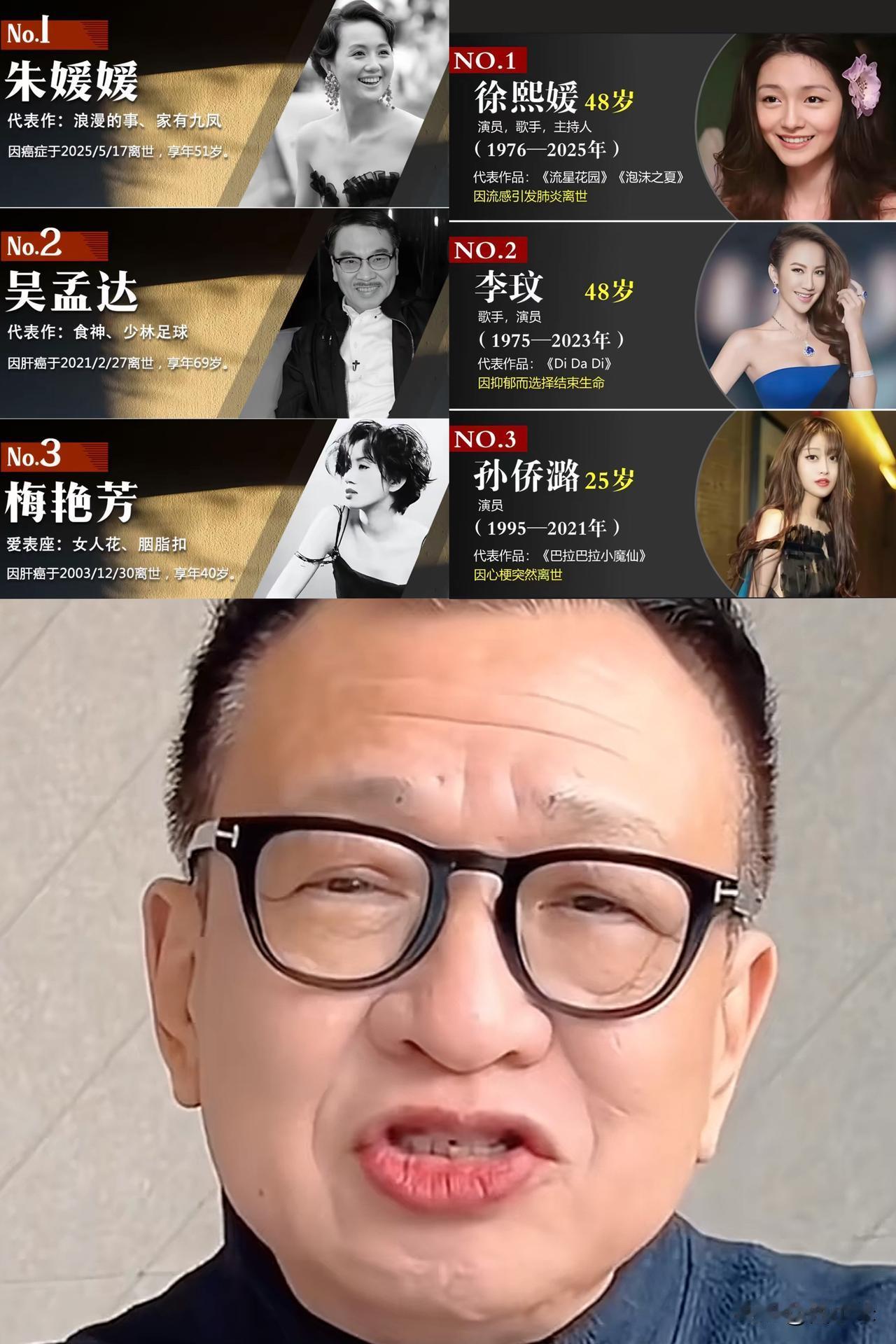 海媚走了，李玟走了，吴孟达走了，
琼瑶走了，大S走了，欢喜哥也走了，
熟悉的世界