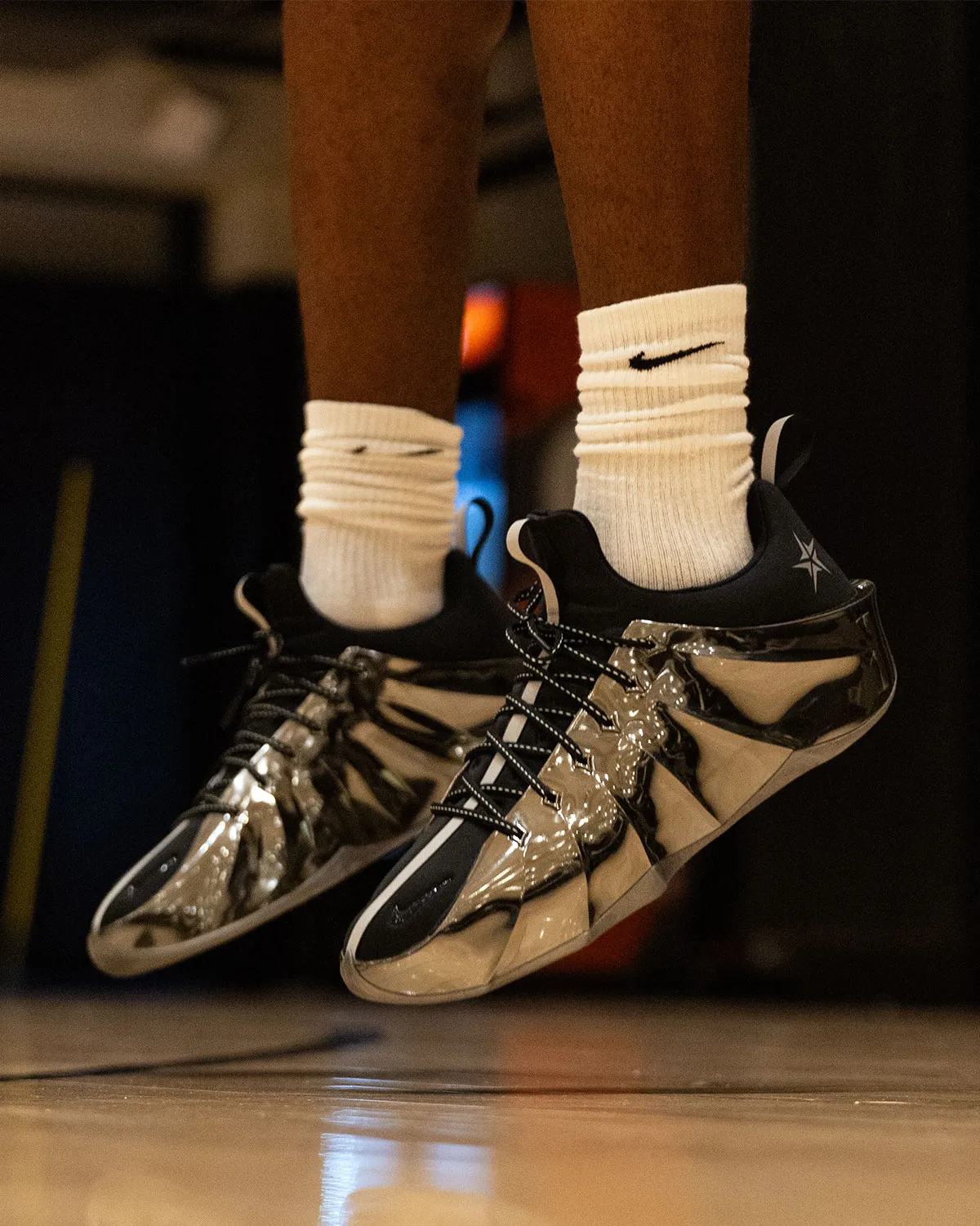 AJ Dybantsa 上脚Nike G.T.系列新鞋款，暂未确定命名，预计得明