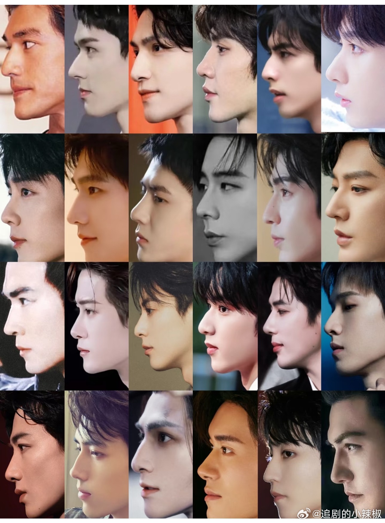 明星真不是一般人能当的，好直观的骨相 